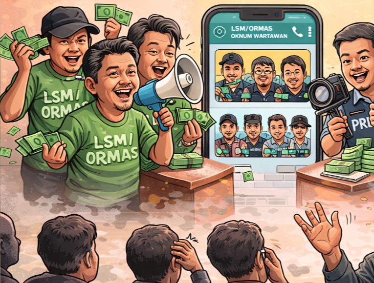 Keterangan Foto: Ilustrasi aktivitas LSM dan ormas dalam ruang pengawasan sosial di masyarakat.
