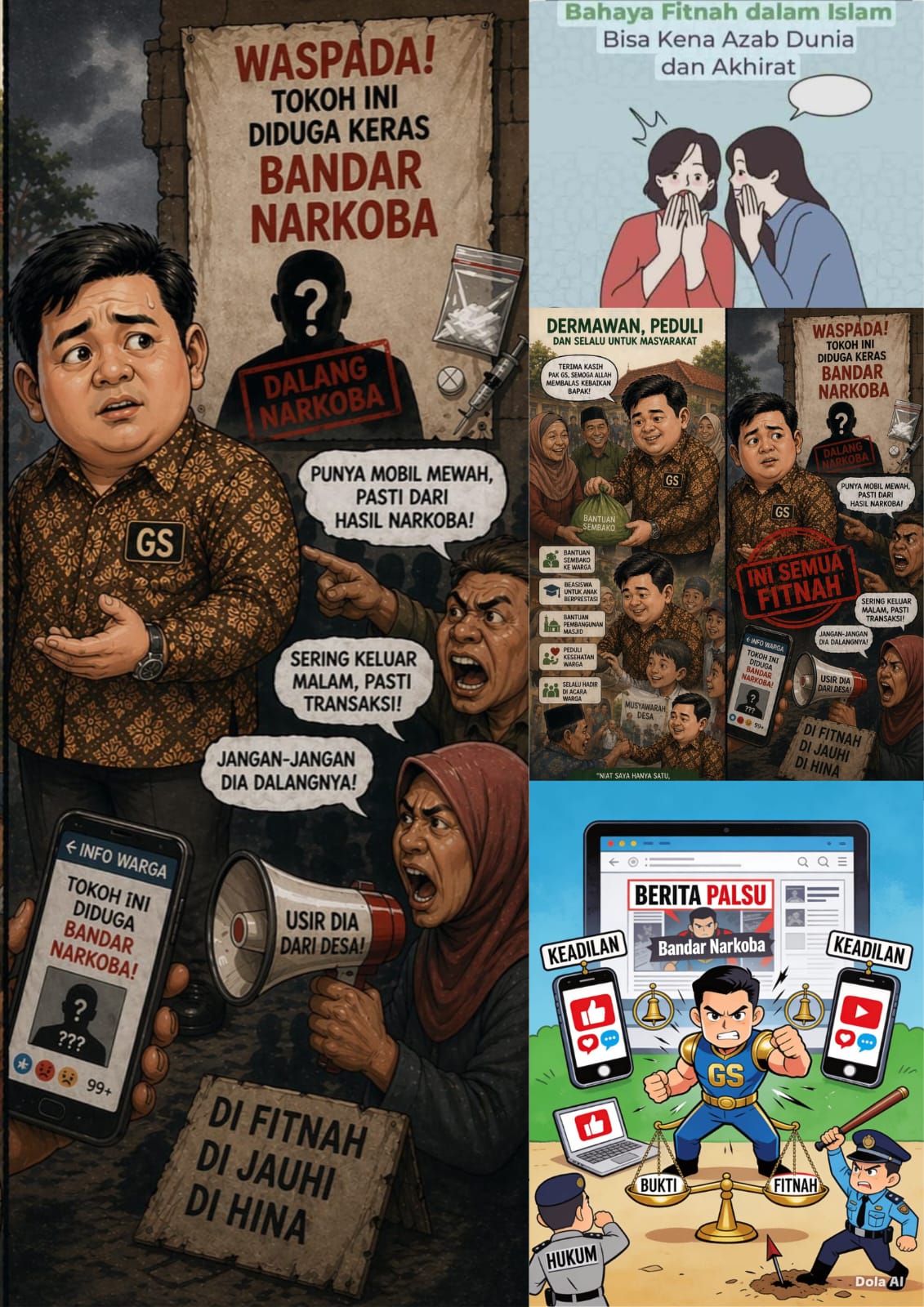 Kuasa hukum GS memberikan keterangan terkait bantahan tuduhan narkoba di Medan.