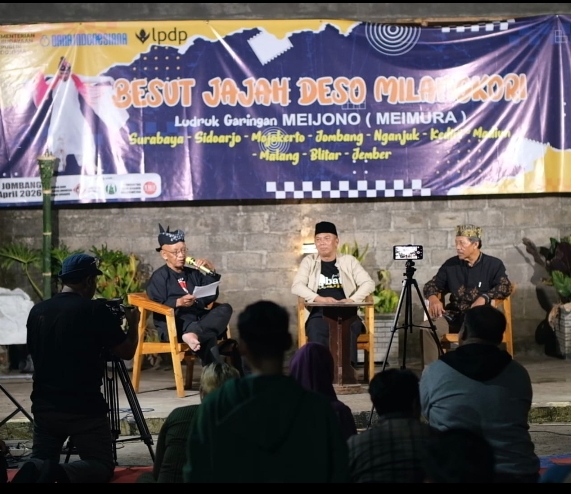 Meimura tampilkan lakon “Sambang Putu” bersama anak-anak di panggung Sanggar Rumah Ilalang KSII.