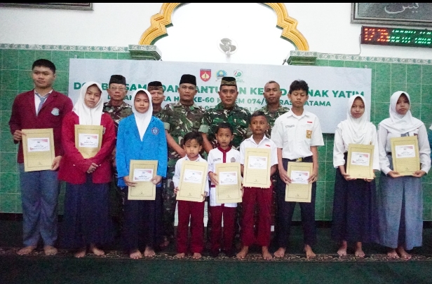 Kodim Boyolali gelar doa bersama dan santunan anak yatim pada HUT ke-60 Korem 074/Warastratama.