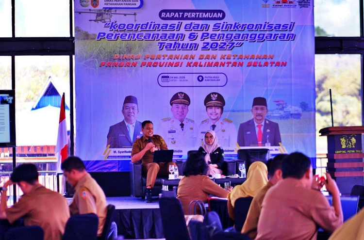 DPKP Kalsel gelar sinkronisasi program pertanian 2027 untuk memperkuat ketahanan pangan dan efisiensi anggaran.