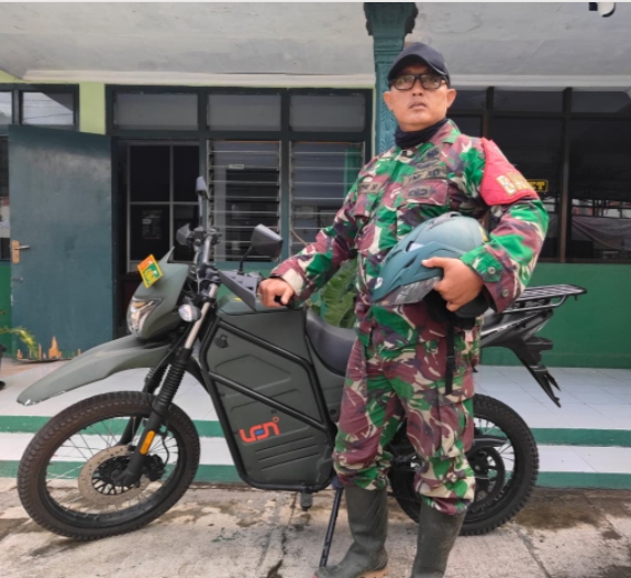 Serda Dwi Nur Mawoko koordinasikan kegiatan TMMD di Desa Puro.