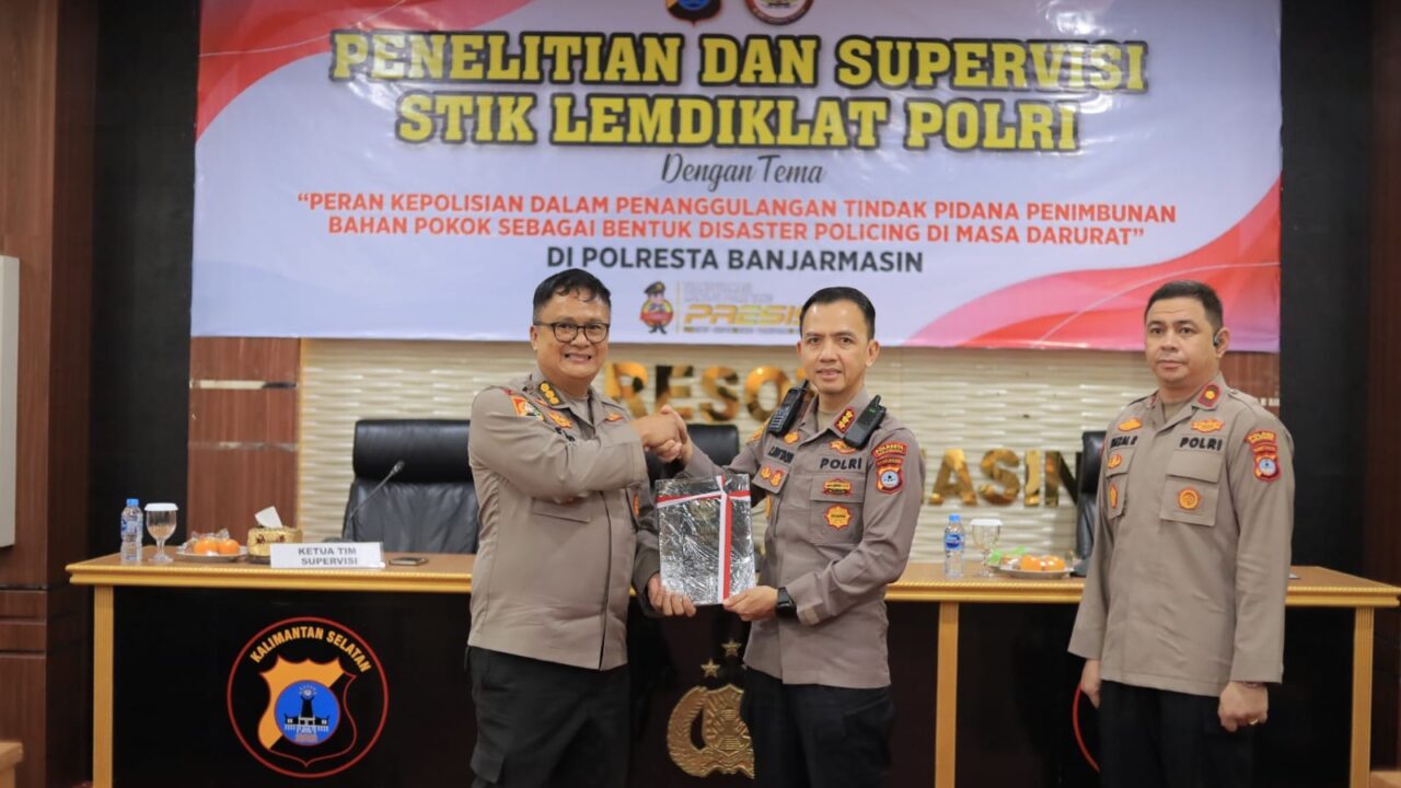 Mapolresta Banjarmasin Dipilih STIK Lemdiklat Polri untuk Penelitian dan Kajian Ilmiah