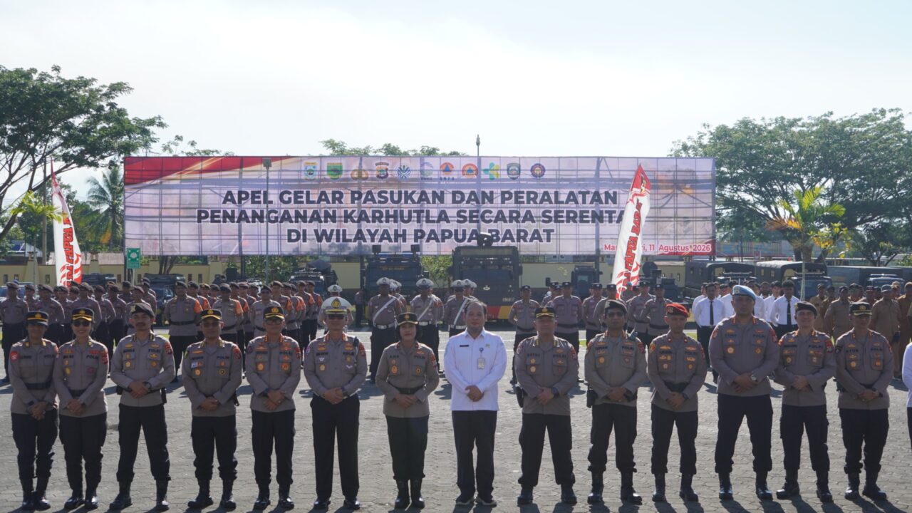 Cegah Kebakaran Hutan Meluas, Polda Papua Barat Perkuat Kesiapsiagaan