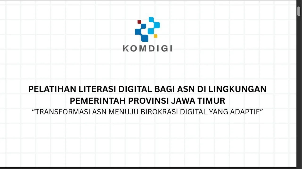 Hadapi Era Digital, Diskominfo Jatim Dorong ASN Tingkatkan Kecakapan dan Keamanan Digital
