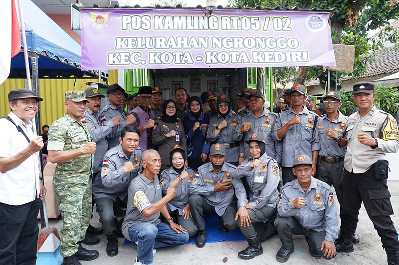 Andalkan CCTV dan Poskamling Portabel, Siskamling Ngronggo Masuk 10 Besar Jatim