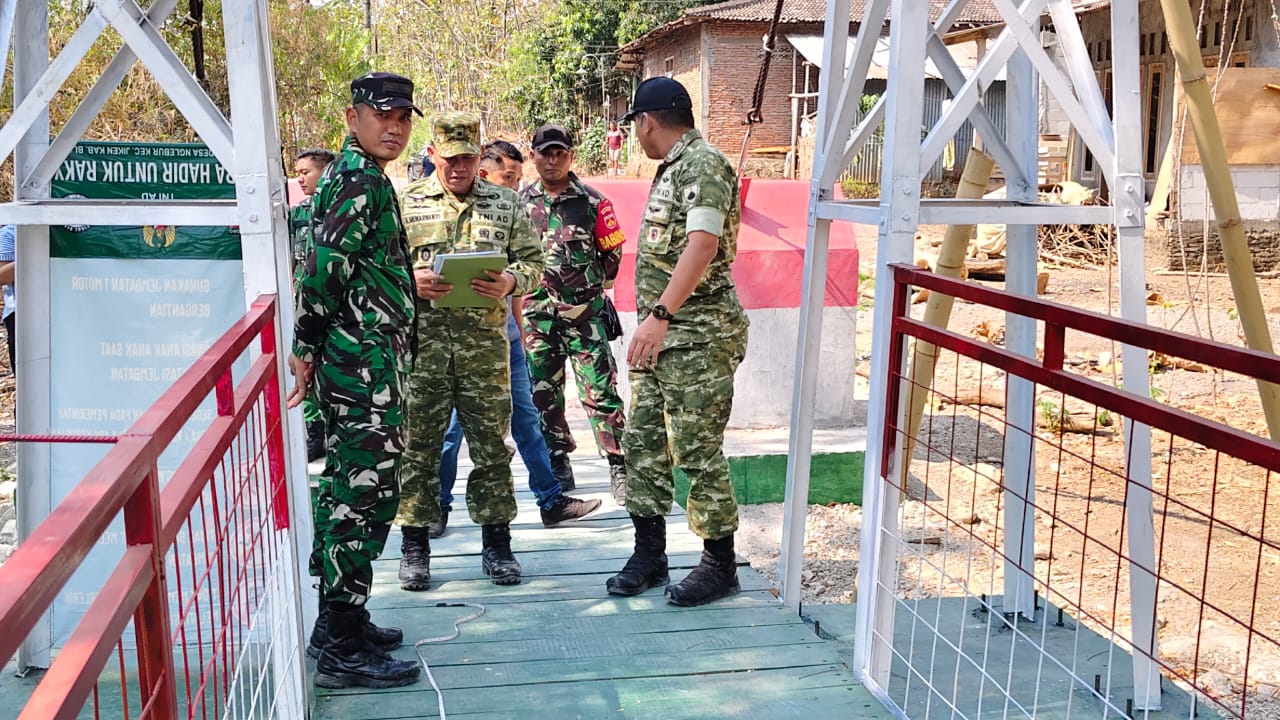 Danrem 074/Wrt Cek 9 Jembatan di Boyolali, Pastikan Aman Digunakan Warga